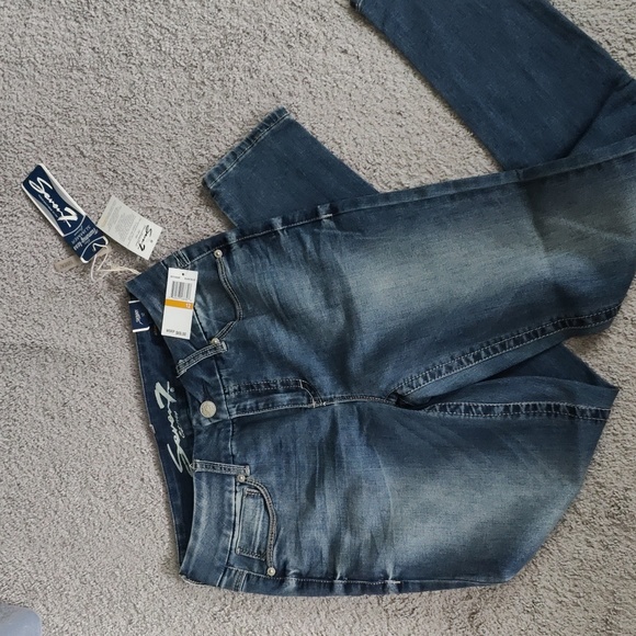 Seven7 Skinny Skin Fit Stretch Jeans Size 12 NEW - Picture 3 of 9